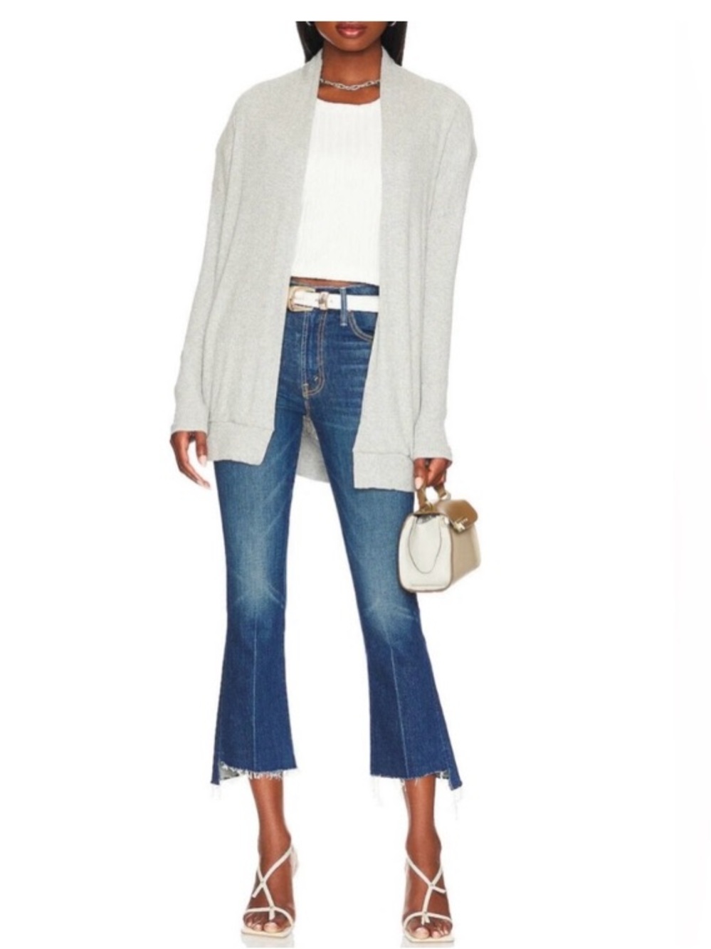 MOTHER Superior The Insider Crop Step Fray Jeans in Bad Reputation -28